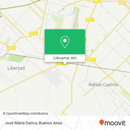 Mapa de José María Gatica