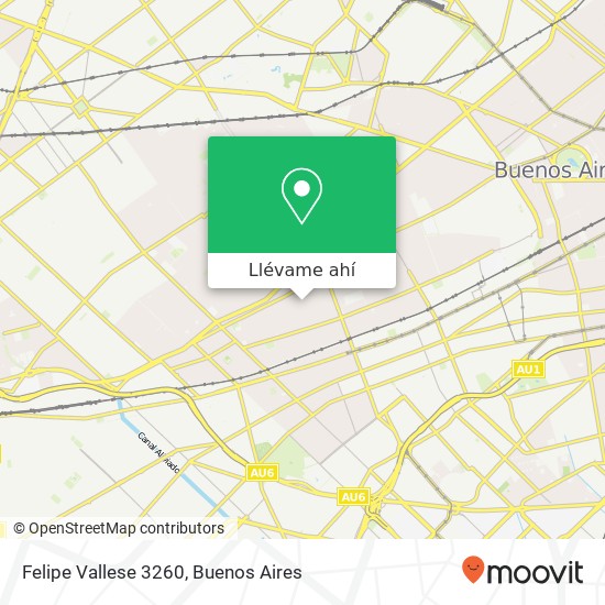 Mapa de Felipe Vallese 3260