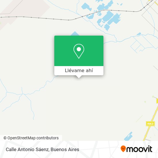 Mapa de Calle Antonio Sáenz