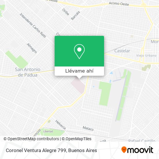 Mapa de Coronel Ventura Alegre 799