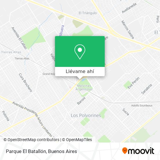 Mapa de Parque El Batallón