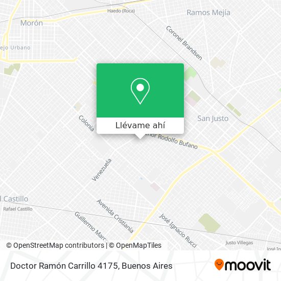 Mapa de Doctor Ramón Carrillo 4175