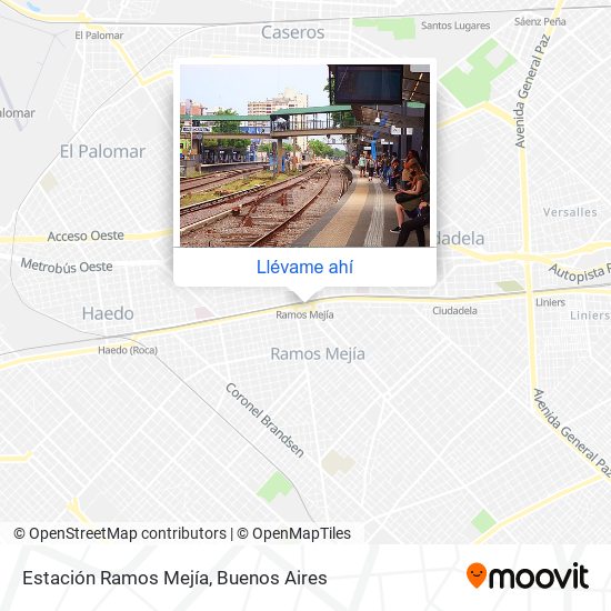 Mapa de Estación Ramos Mejía