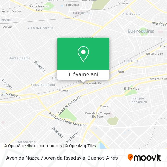 Mapa de Avenida Nazca / Avenida Rivadavia