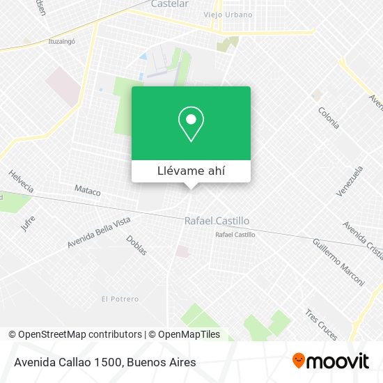 Mapa de Avenida Callao 1500