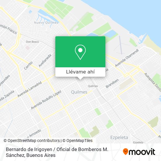 Mapa de Bernardo de Irigoyen / Oficial de Bomberos M. Sánchez