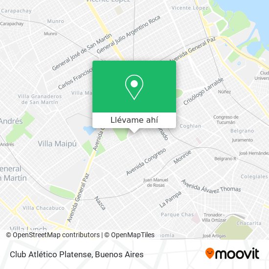 Mapa de Club Atlético Platense