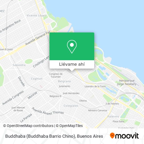 Mapa de Buddhaba (Buddhaba Barrio Chino)
