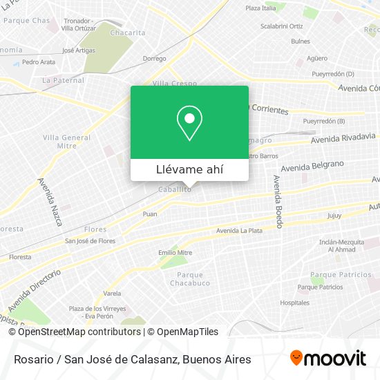 Mapa de Rosario / San José de Calasanz