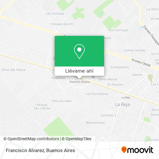 Mapa de Francisco Alvarez