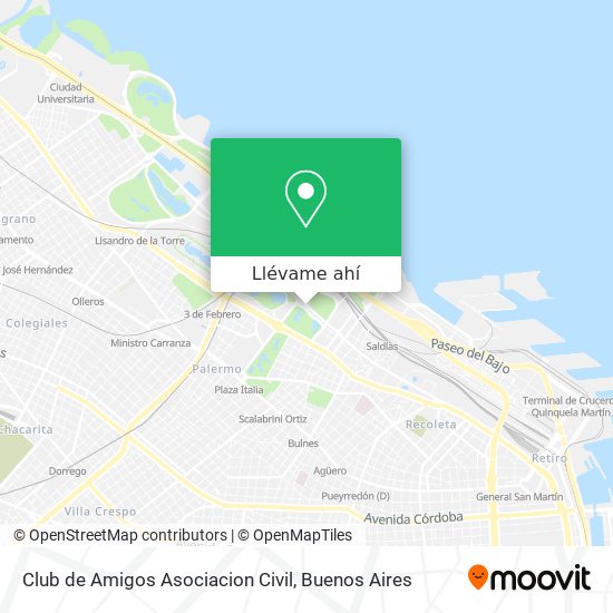 Mapa de Club de Amigos Asociacion Civil