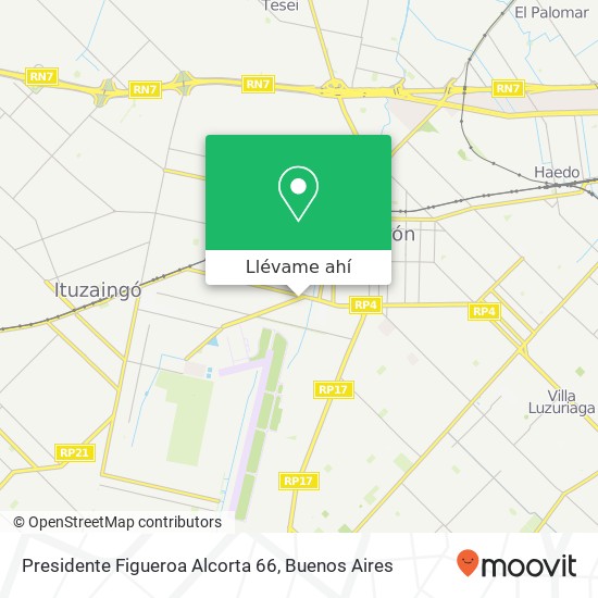 Mapa de Presidente Figueroa Alcorta 66
