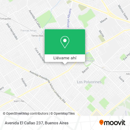 Mapa de Avenida El Callao 237