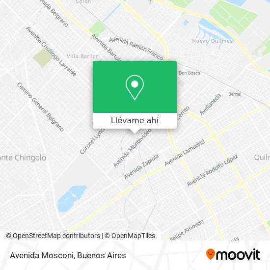 Mapa de Avenida Mosconi