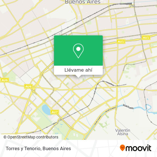 Mapa de Torres y Tenorio