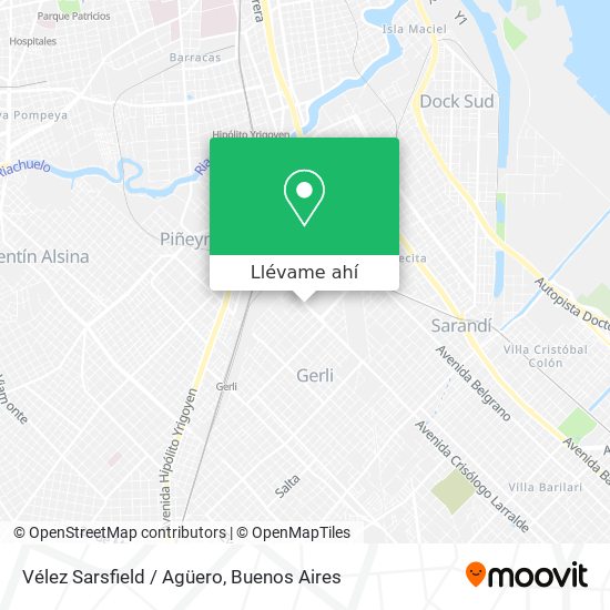 Mapa de Vélez Sarsfield / Agüero