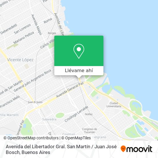 Mapa de Avenida del Libertador Gral. San Martín / Juan José Bosch