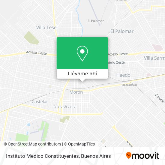 Mapa de Instituto Medico Constituyentes