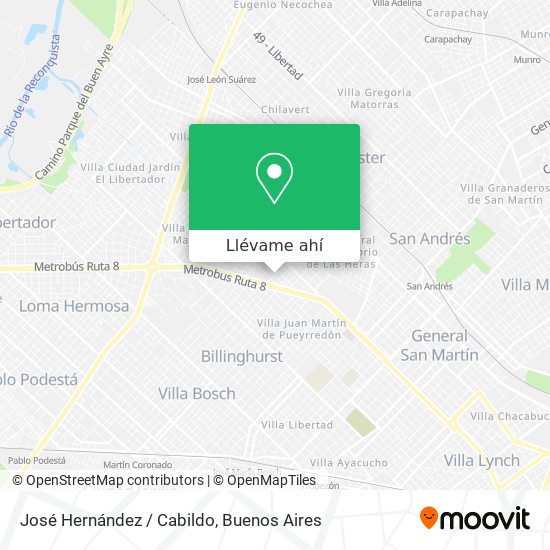 Mapa de José Hernández / Cabildo