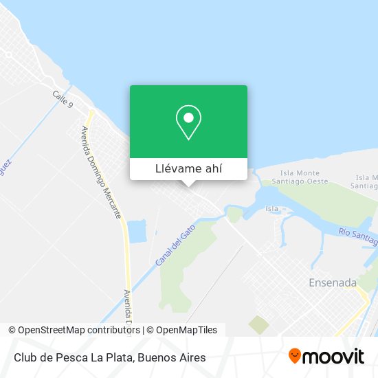 Mapa de Club de Pesca La Plata