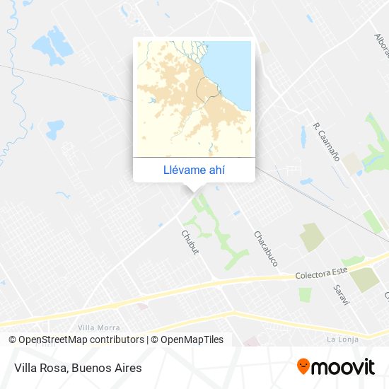 Mapa de Villa Rosa