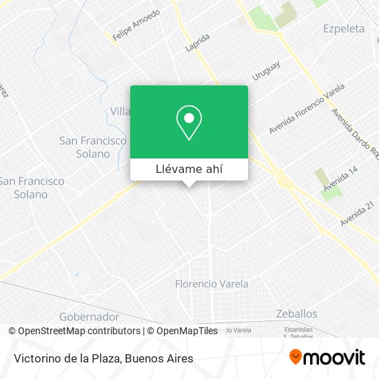 Mapa de Victorino de la Plaza
