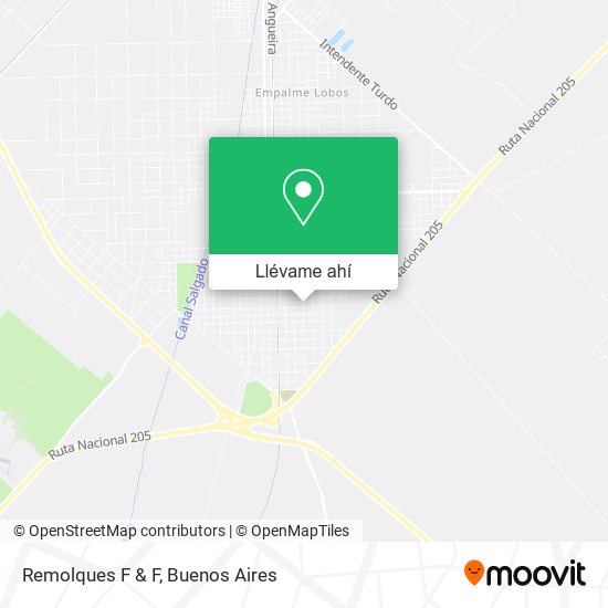 Mapa de Remolques F & F