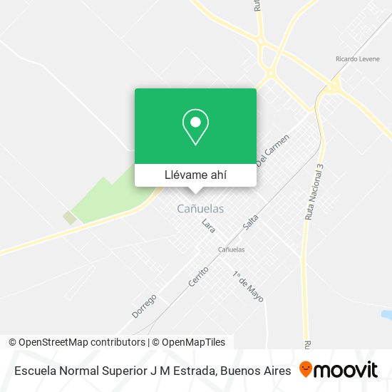 Mapa de Escuela Normal Superior J M Estrada