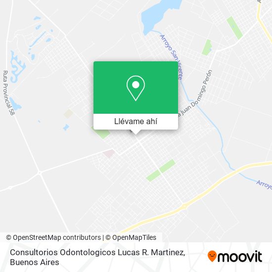 Mapa de Consultorios Odontologicos Lucas R. Martinez