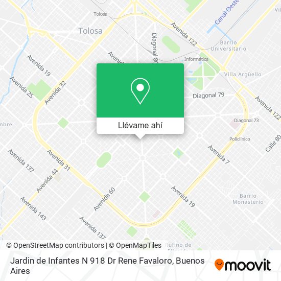 Mapa de Jardin de Infantes N 918 Dr Rene Favaloro