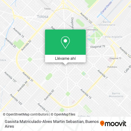 Mapa de Gasista Matriculado-Alves Martin Sebastian
