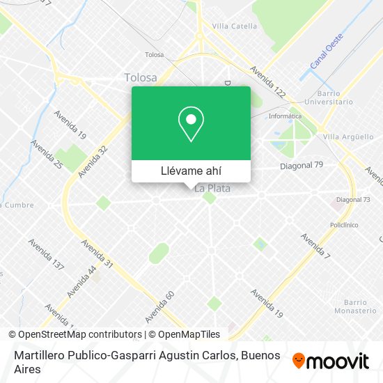 Mapa de Martillero Publico-Gasparri Agustin Carlos