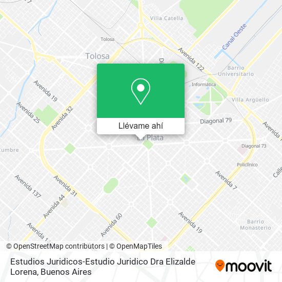 Mapa de Estudios Juridicos-Estudio Juridico Dra Elizalde Lorena