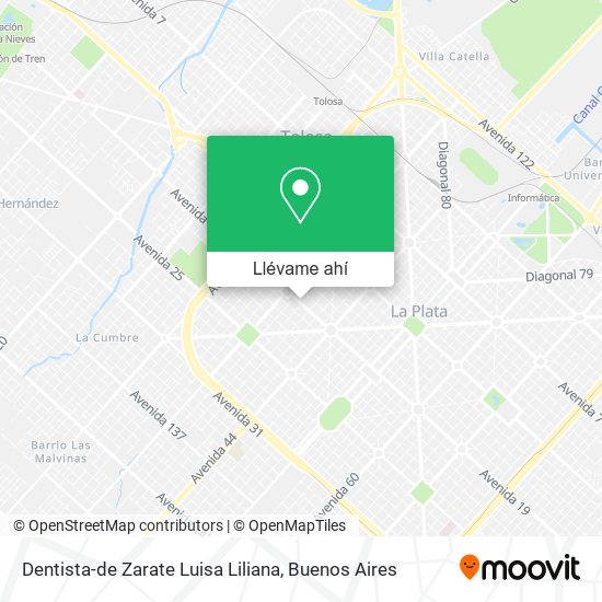 Mapa de Dentista-de Zarate Luisa Liliana