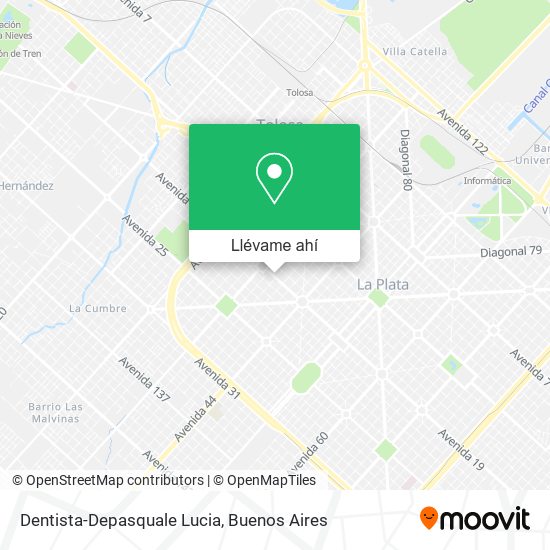 Mapa de Dentista-Depasquale Lucia