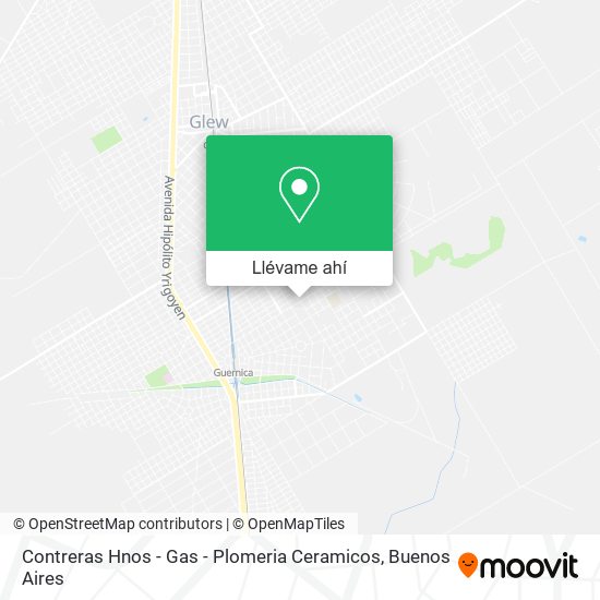 Mapa de Contreras Hnos - Gas - Plomeria Ceramicos