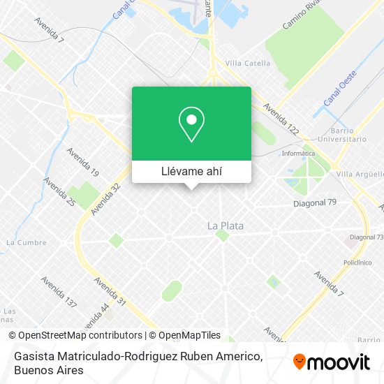 Mapa de Gasista Matriculado-Rodriguez Ruben Americo