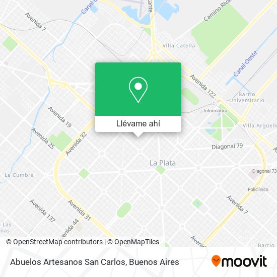 Mapa de Abuelos Artesanos San Carlos