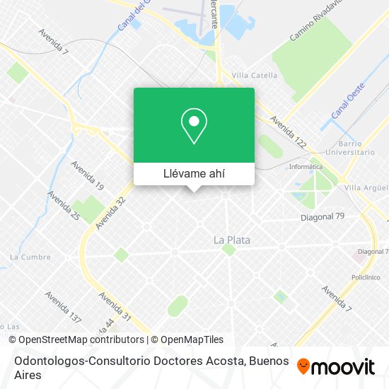 Mapa de Odontologos-Consultorio Doctores Acosta