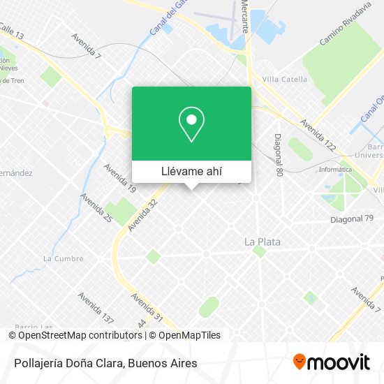 Mapa de Pollajería Doña Clara