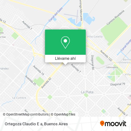 Mapa de Ortegoza Claudio E a