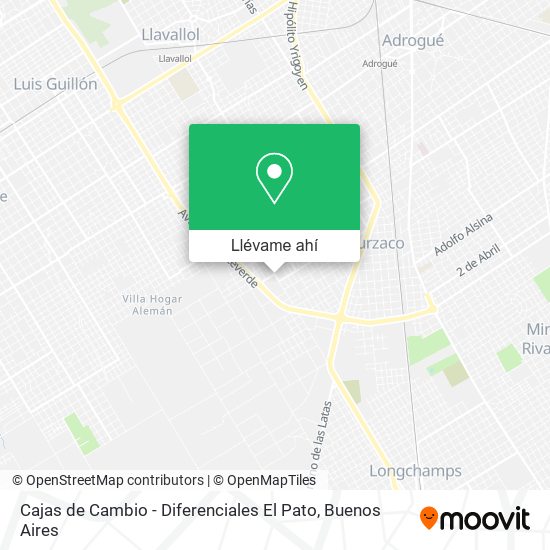 Mapa de Cajas de Cambio - Diferenciales El Pato