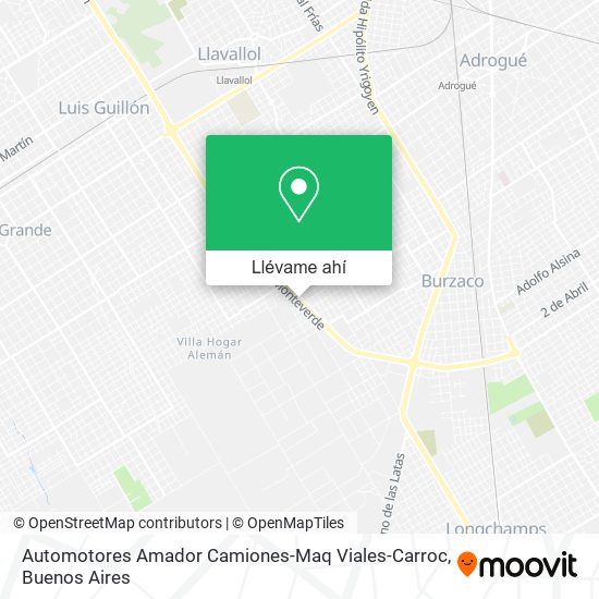 Mapa de Automotores Amador Camiones-Maq Viales-Carroc
