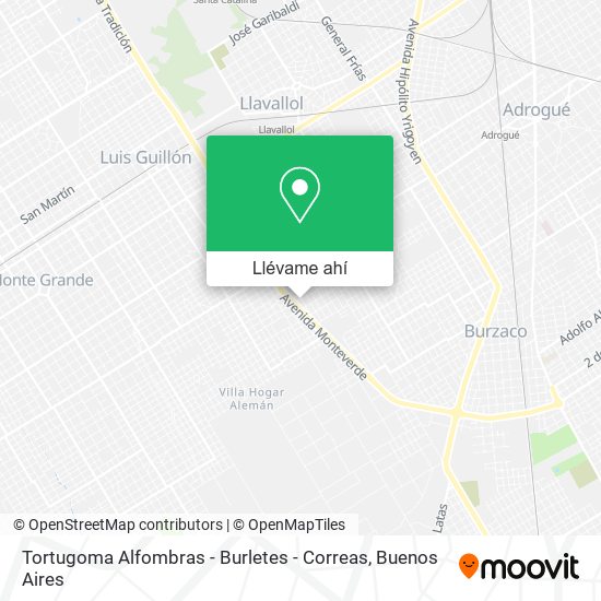 Mapa de Tortugoma Alfombras - Burletes - Correas