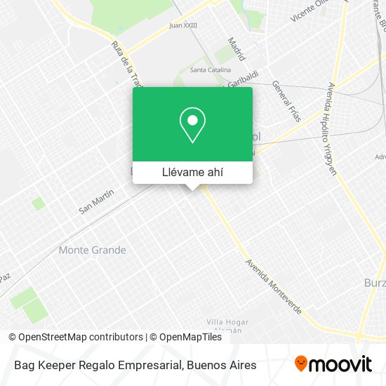 Mapa de Bag Keeper Regalo Empresarial