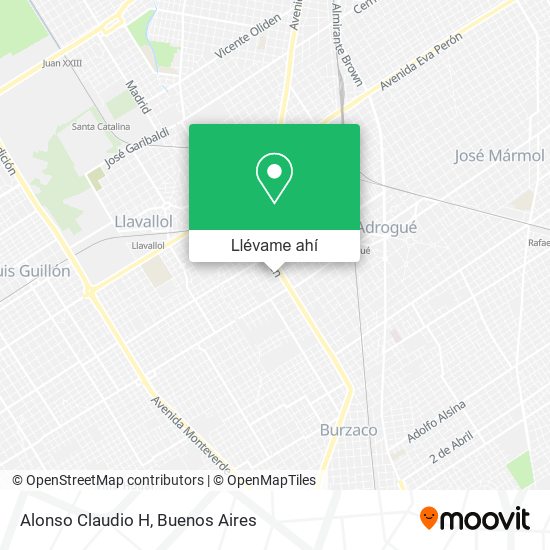 Mapa de Alonso Claudio H