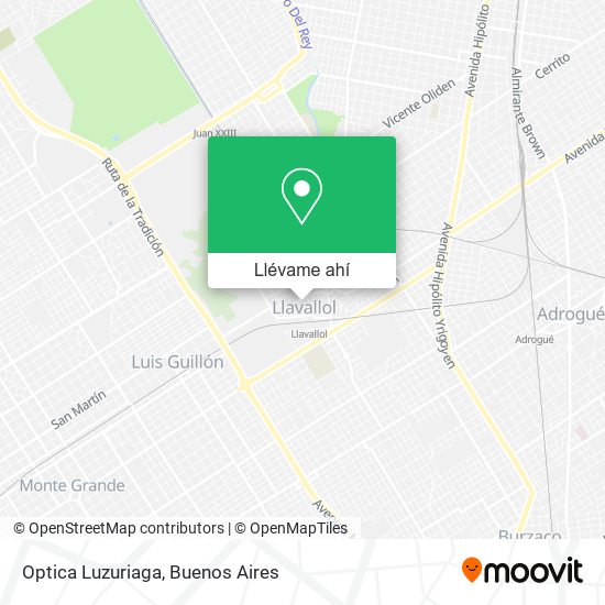 Mapa de Optica Luzuriaga