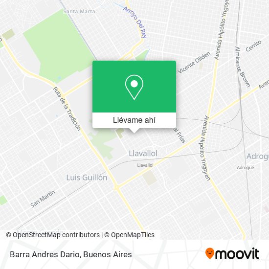 Mapa de Barra Andres Dario