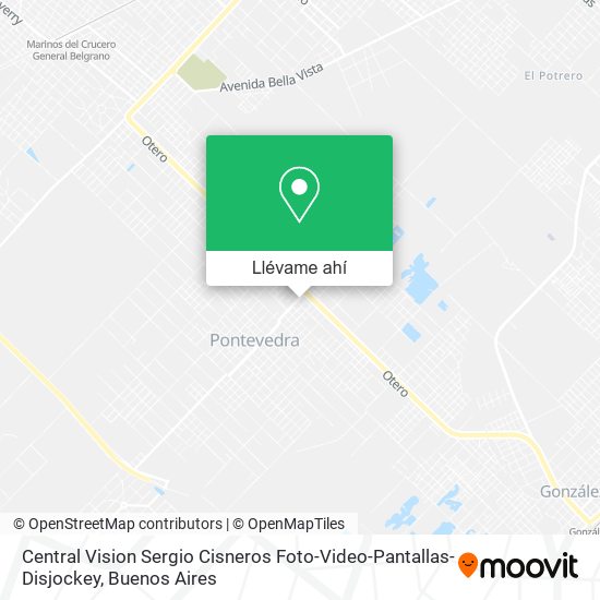 Mapa de Central Vision Sergio Cisneros Foto-Video-Pantallas-Disjockey