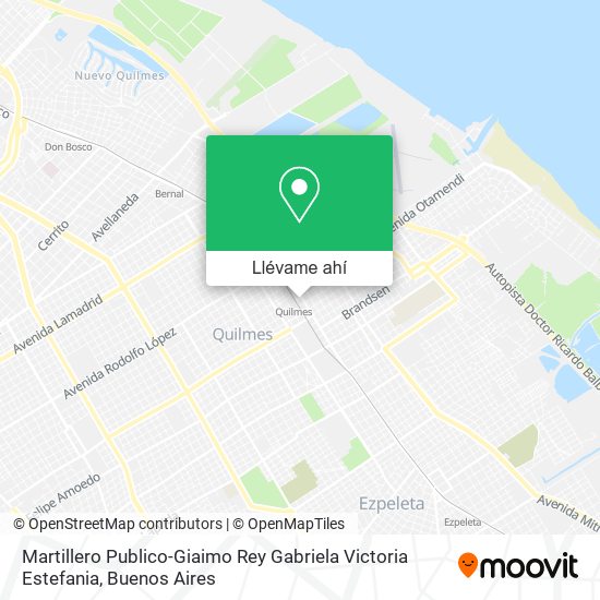 Mapa de Martillero Publico-Giaimo Rey Gabriela Victoria Estefania